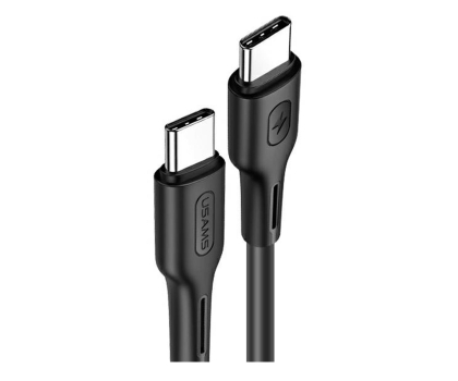 Kabel USAMS Kabel USB-C na USB-C 100W PDFast Charge 5A 1,2m czarny